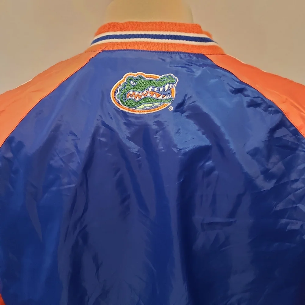 Florida Gators Vintage Wind Rain Track Jacket‎ Pullover Coat Blue Size Medium